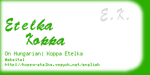 etelka koppa business card